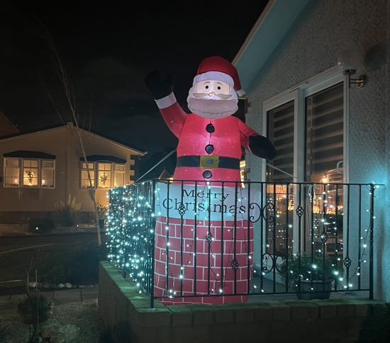 residential park home christmas decorations